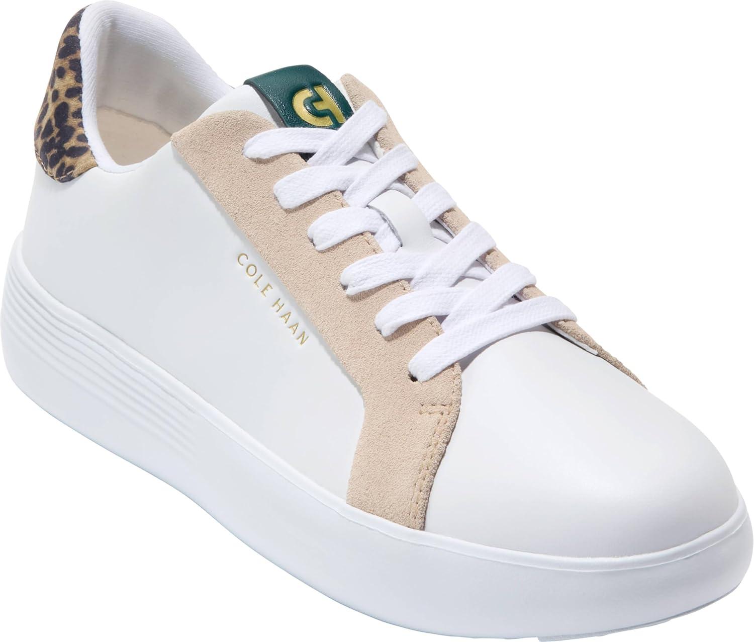 imageCole Haan Womens Grand Crosscourt Joy PlatformOptic WhiteOatLeopard Print