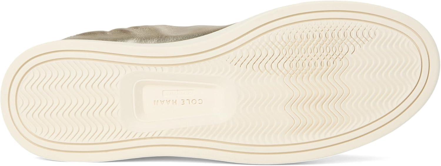 imageCole Haan Womens Grandpro Luxe SliponSoft Gold MetallicIvory