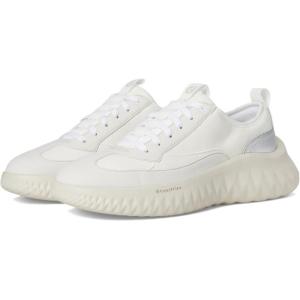 Cole Haan Womens Generation Zerogrand 2.0 T-Toe(White/Nimbus Cloud/Silver Metallic)