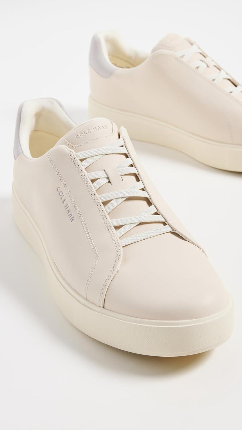 imageCole Haan Mens Grandpro Luxe Slip onIvoryMicrochipIvory