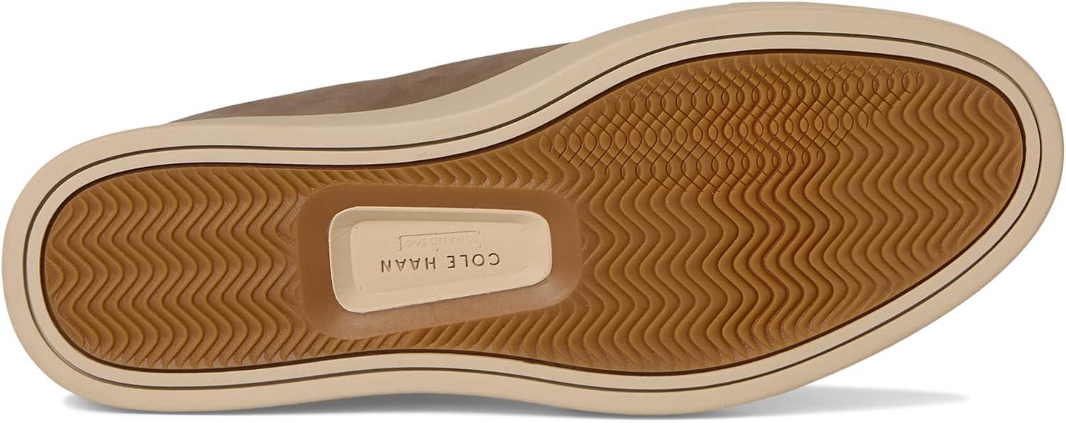 imageCole Haan Mens Grandpro Luxe Slip onMorel NubuckDark ChocolateOxford Tan