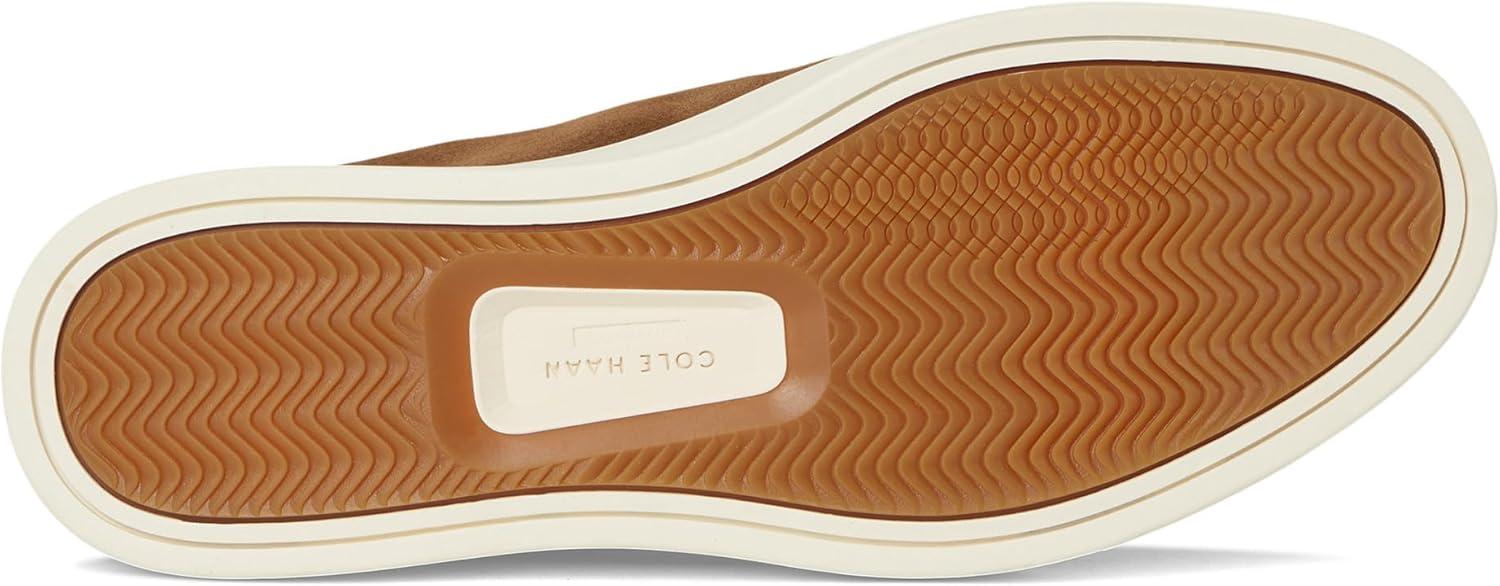 imageCole Haan Mens Grandpro Luxe Slip onSpiced Brown SuedeRavenIvory
