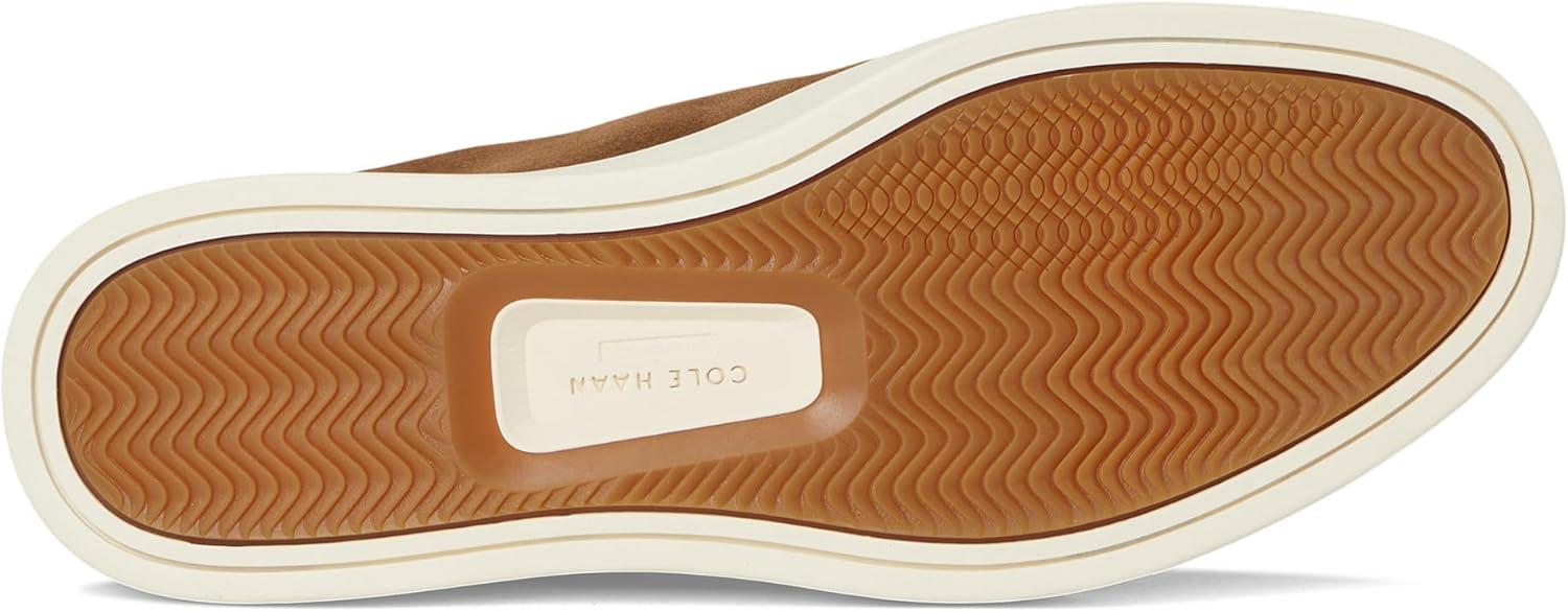 imageCole Haan Mens Grandpro Luxe Slip onSpiced Brown SuedeRavenIvory
