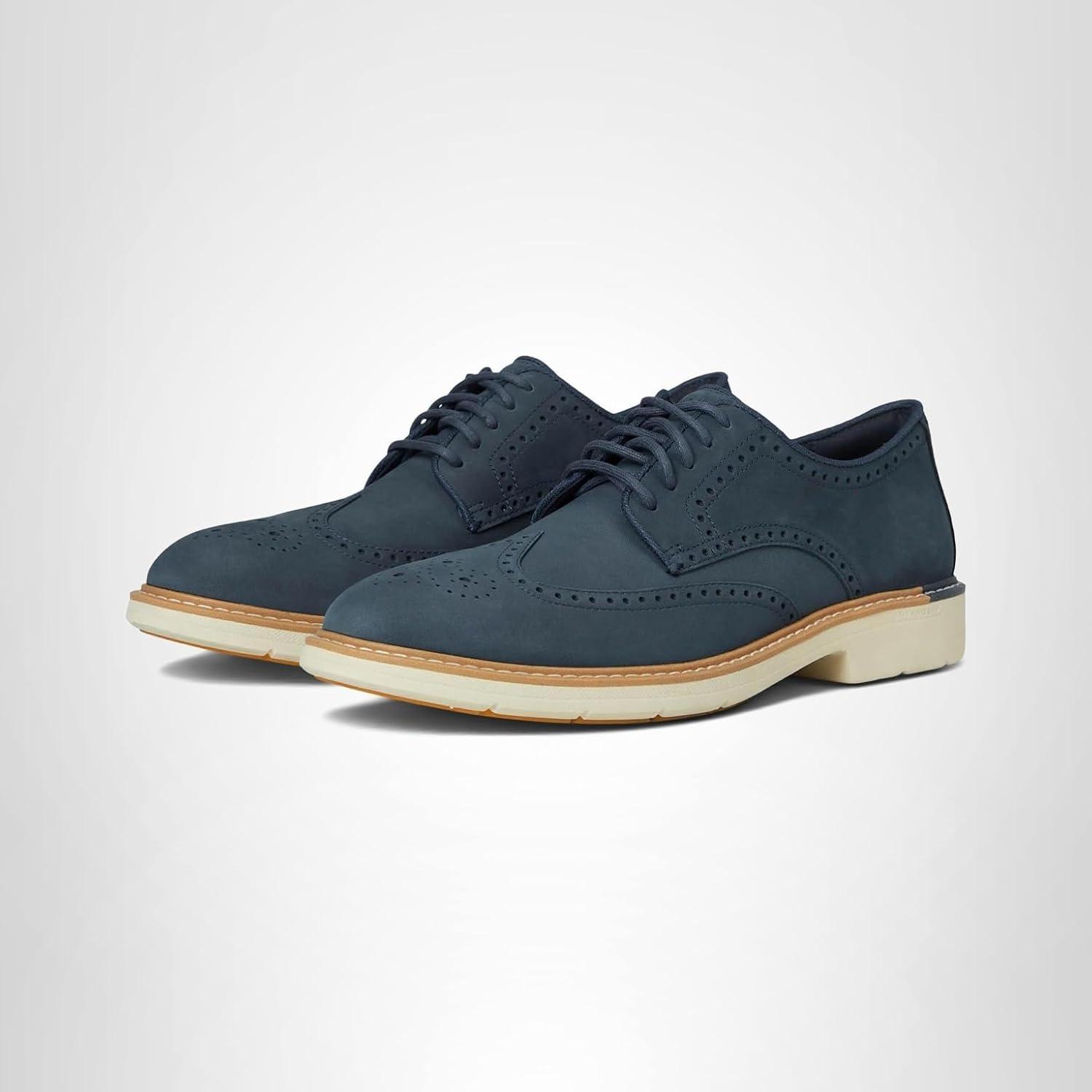 imageCole Haan Mens Shoes Goto WingtipBig Dipper NubuckProvincial Blue