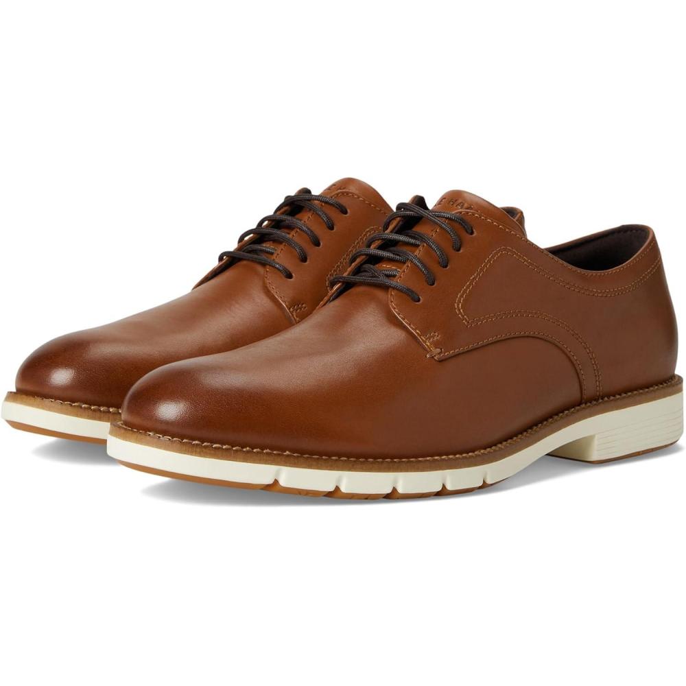 imageCole Haan Mens Flex Grand360 Plain ToeBritish TanIvory