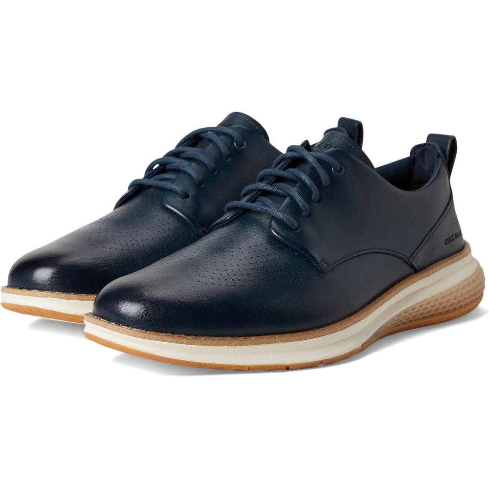 imageCole Haan Mens Originalgrand Energyweave Perforated Plain ToeNavy BlazerIvoryDark Gum