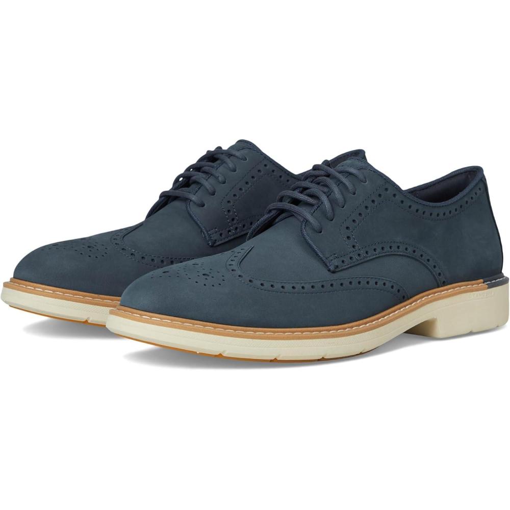 imageCole Haan Mens Shoes  Goto WingtipBig Dipper NubuckProvincial Blue
