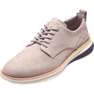 Cole Haan Mens Originalgrand Energyweave Perforated Plain Toe(Ironstone Nubuck/Midnight Moon/Silver Birch)