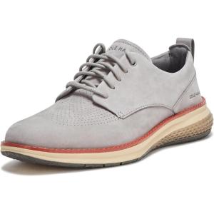 Cole Haan Mens Originalgrand Energyweave Perforated Plain Toe(Sea Stone Nubuck/Cinnabar)