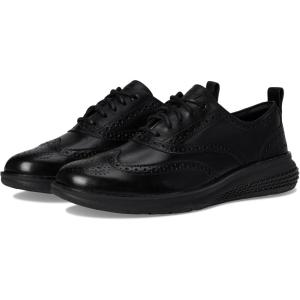 Cole Haan Mens Originalgrand Energyweave Wingtip(Black/Black)
