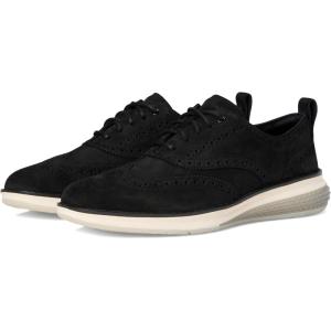 Cole Haan Mens Originalgrand Energyweave Wingtip(Black/Sea Stone/Ivory)