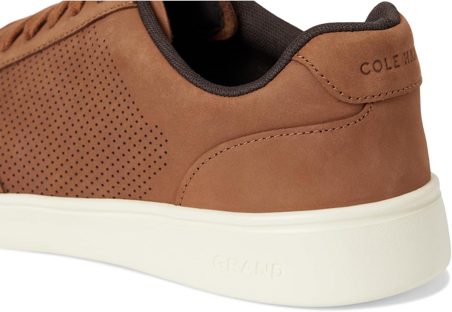 imageCole Haan Mens Grand Crosscourt Modern Perforated Court SneakerBritish Tan