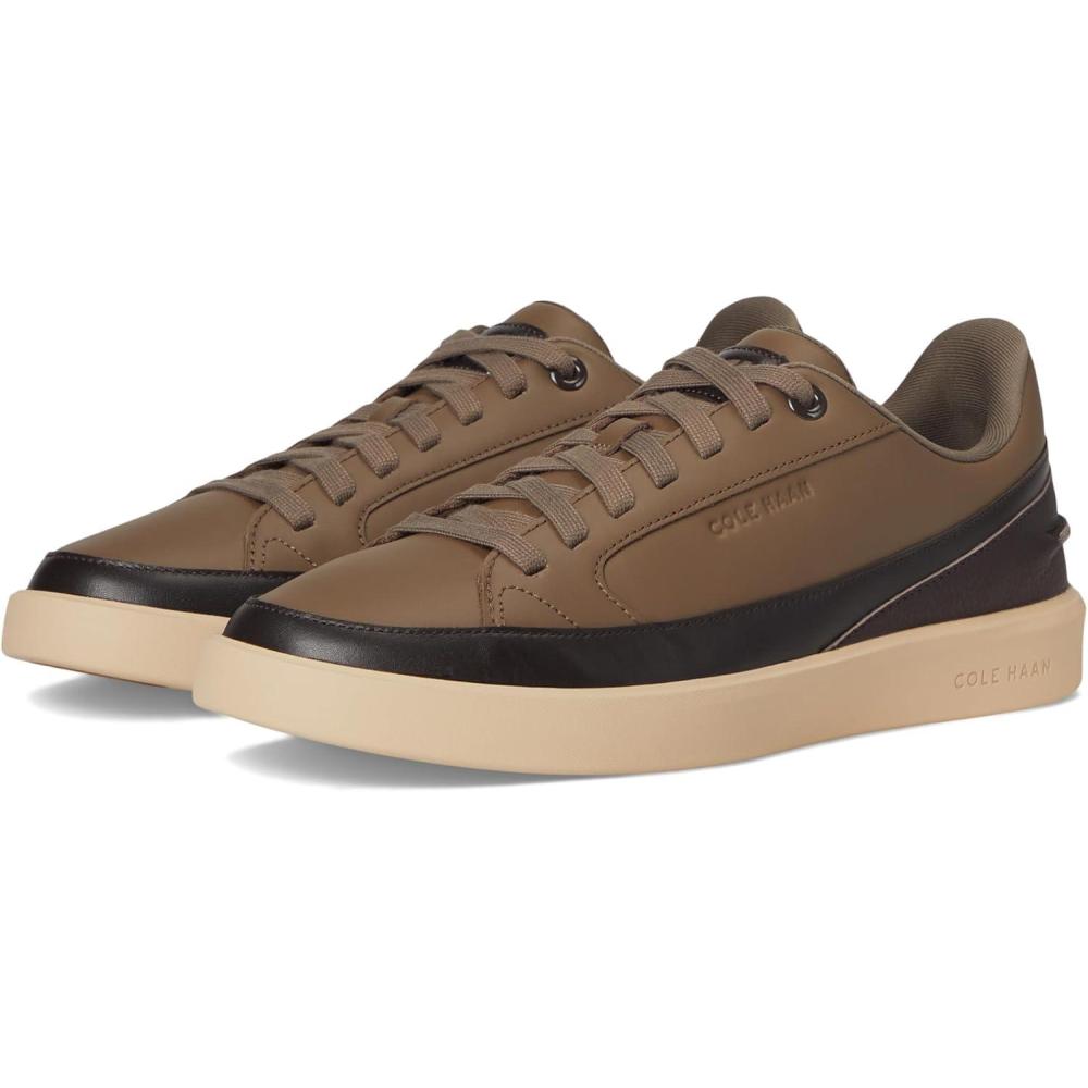 imageCole Haan Mens Grand Crosscourt 2047 LsCh TruffleCh Dk ChocolateCh Oat