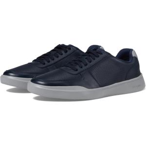 Cole Haan Men’s Grand Crosscourt Modern Perforated Court Sneaker(Blueberry/Drizzle)