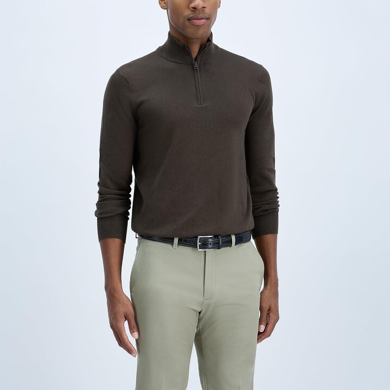 imageCole Haan mens Black Leather Dress Belt Classic Style With Polished Buckle for Work Or Formal WearBlack Brogue