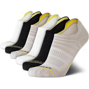 Cole Haan Men’s Performance No Show Athletic Socks (6 Pairs)(Grey/Black/White)