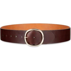 Cole Haan womens Reversible Circle Flip-buckle 2″ Wide Width Belt for Dresses, Blazers, Skirts(Brown/Burgundy)