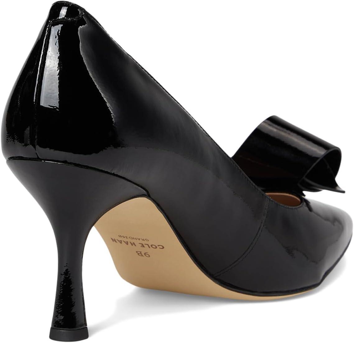 imageCole Haan Womens 75mm High Heel FloretteBlack Patent