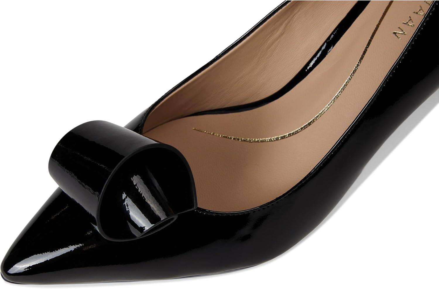 imageCole Haan Womens 75mm High Heel FloretteBlack Patent
