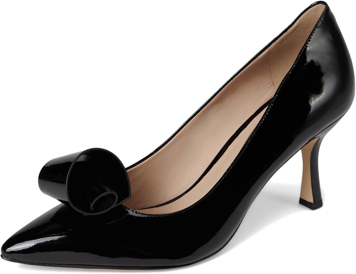 imageCole Haan Womens 75mm High Heel FloretteBlack Patent