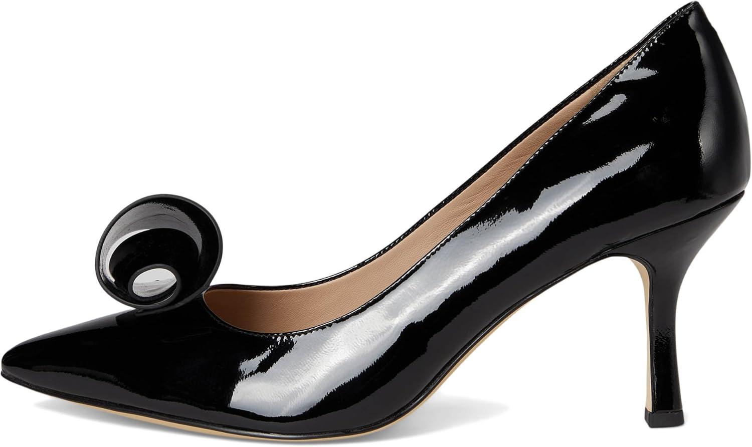 imageCole Haan Womens 75mm High Heel FloretteBlack Patent