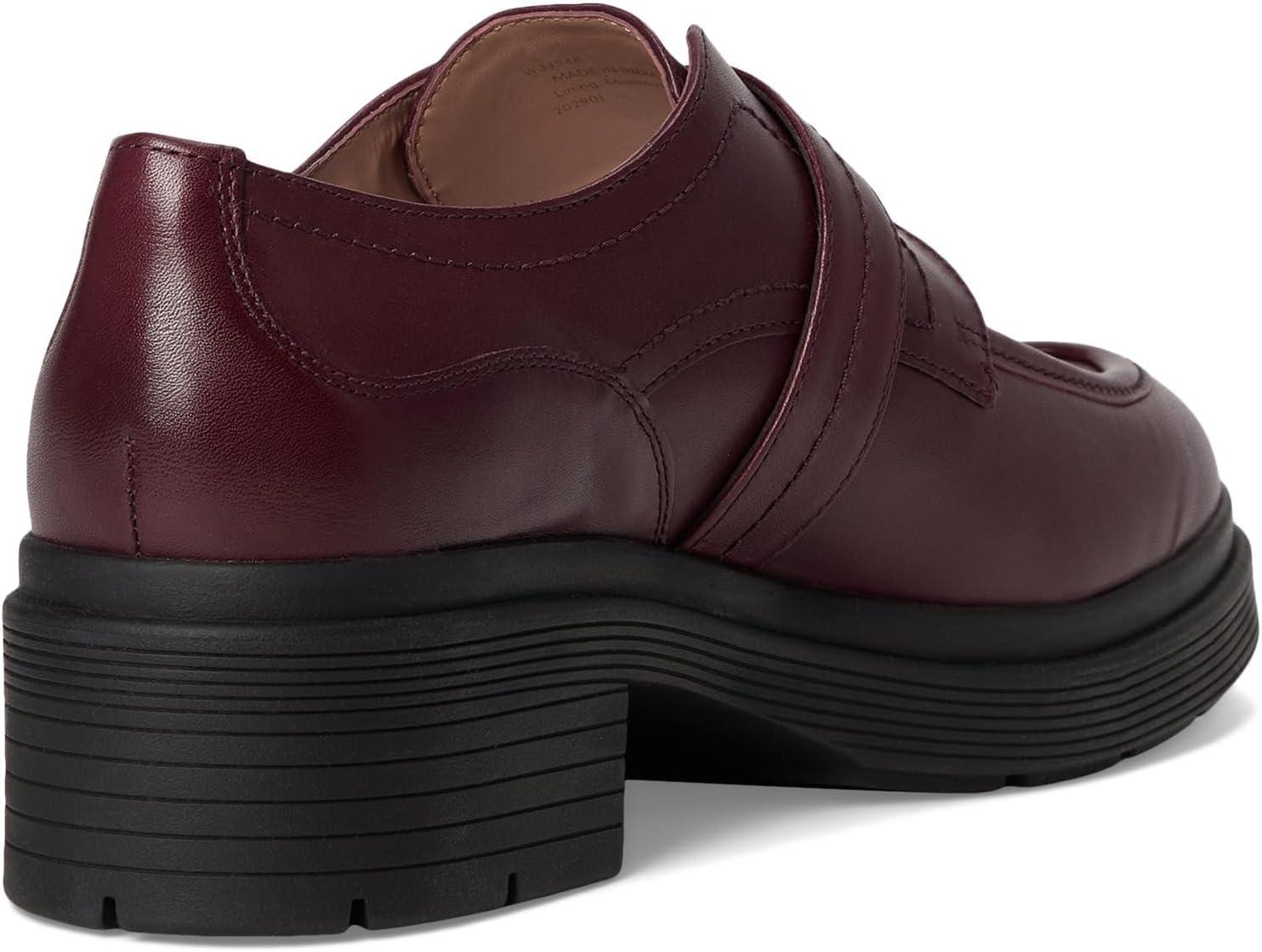 imageCole Haan Womens Carlitta Monk Strap LugCh Black Garnet Ltr