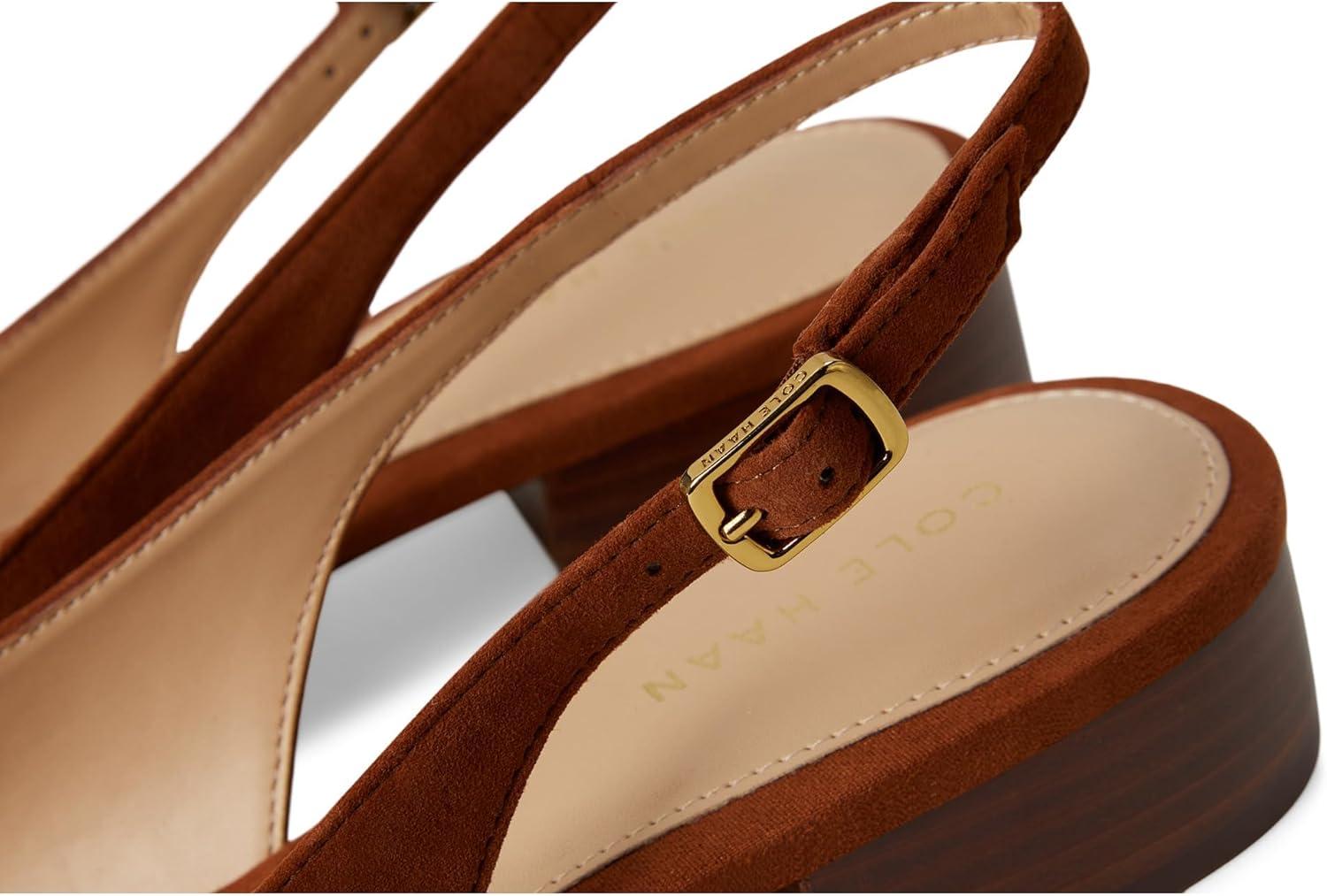 imageCole Haan Womens Mazie SlingbackCh Dk Cuoio Sde