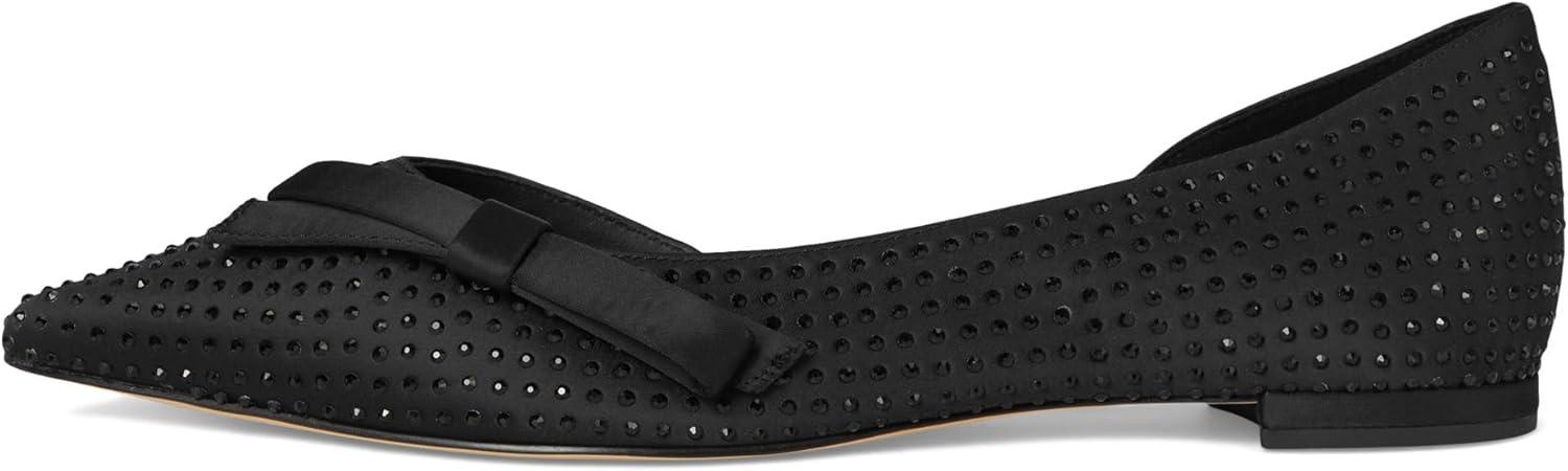 imageCole Haan Womens Noella Bow SkimmerBlack Satin