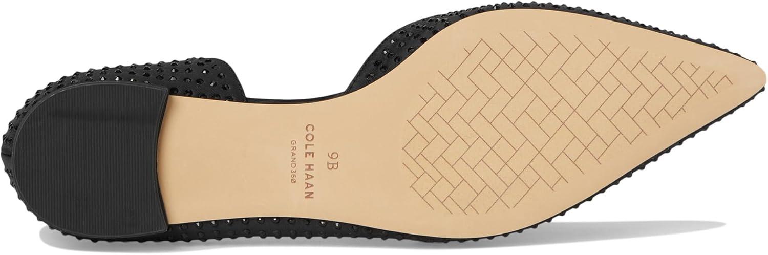 imageCole Haan Womens Noella Bow SkimmerBlack Satin