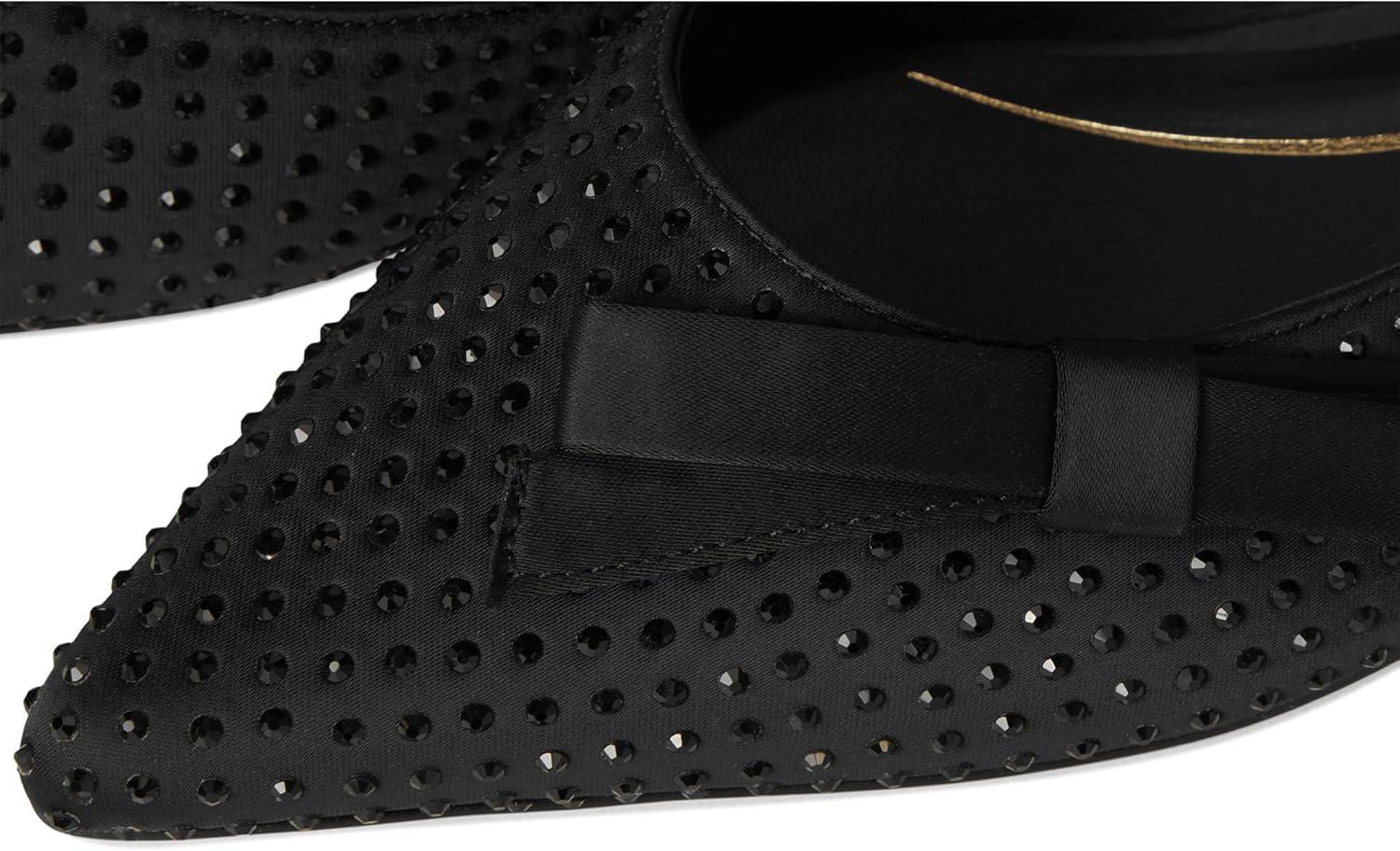 imageCole Haan Womens Noella Bow SkimmerBlack Satin