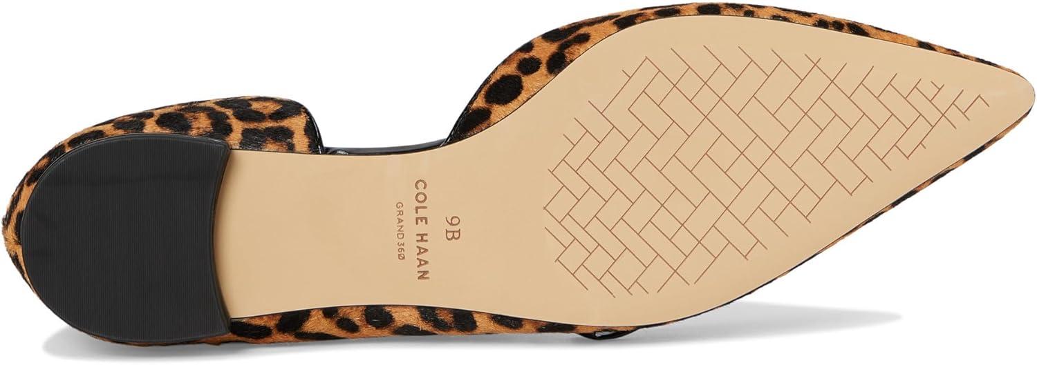 imageCole Haan Womens Noella Bow SkimmerLeopard Print Haircalf