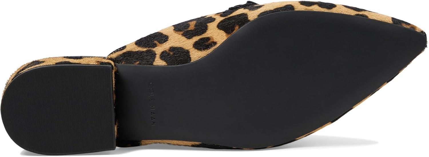 imageCole Haan Womens Piper Bow MuleLeopard Hair Calf Print
