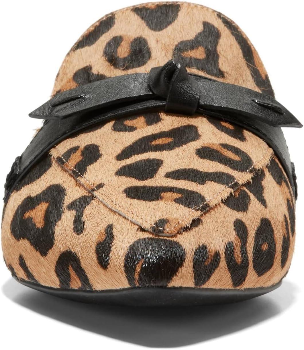 imageCole Haan Womens Piper Bow MuleLeopard Hair Calf Print