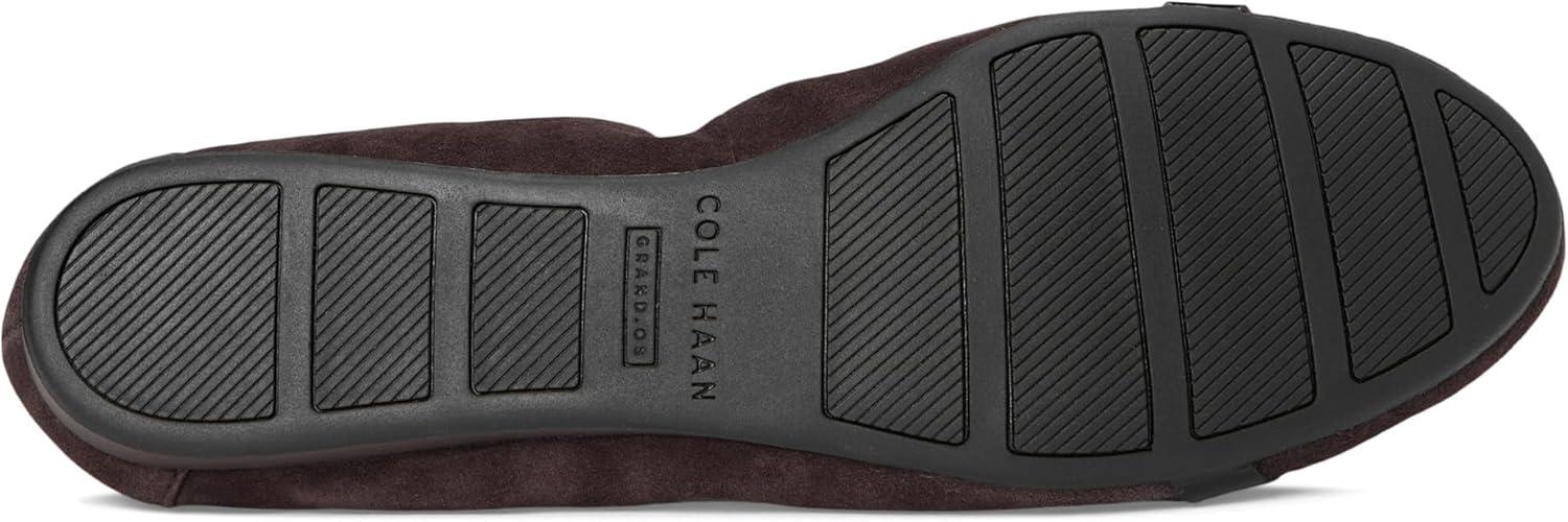 imageCole Haan Womens Tova Bow BalletDark Chocolate Suede