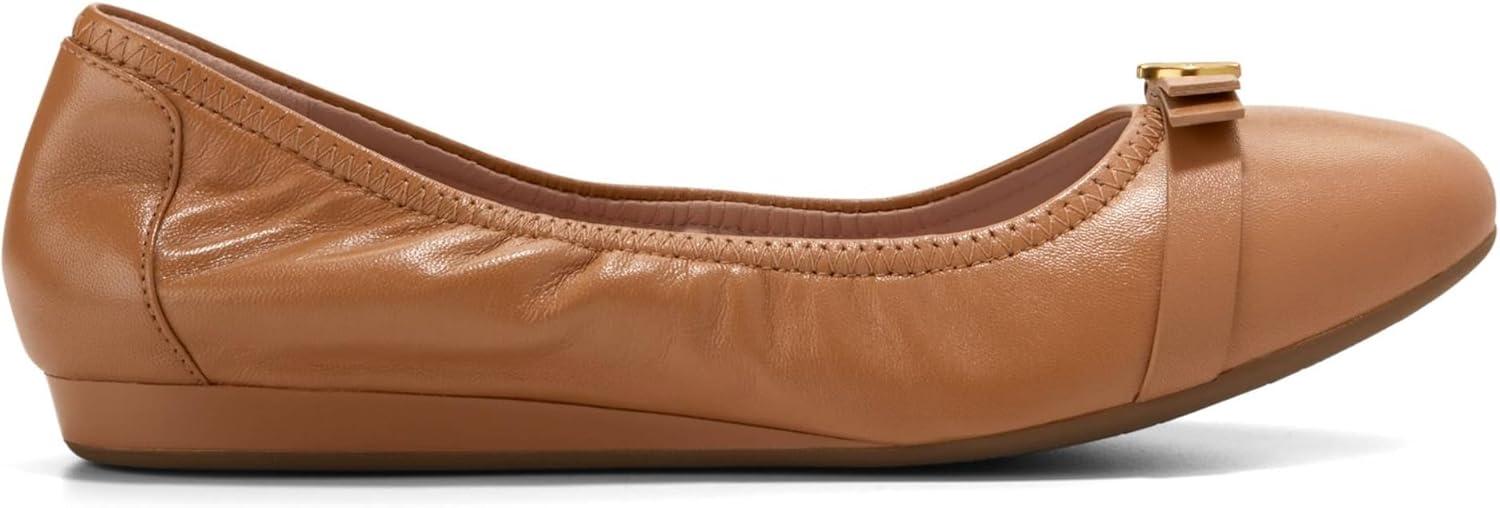 imageCole Haan Womens Tova Bow BalletPecan Leather