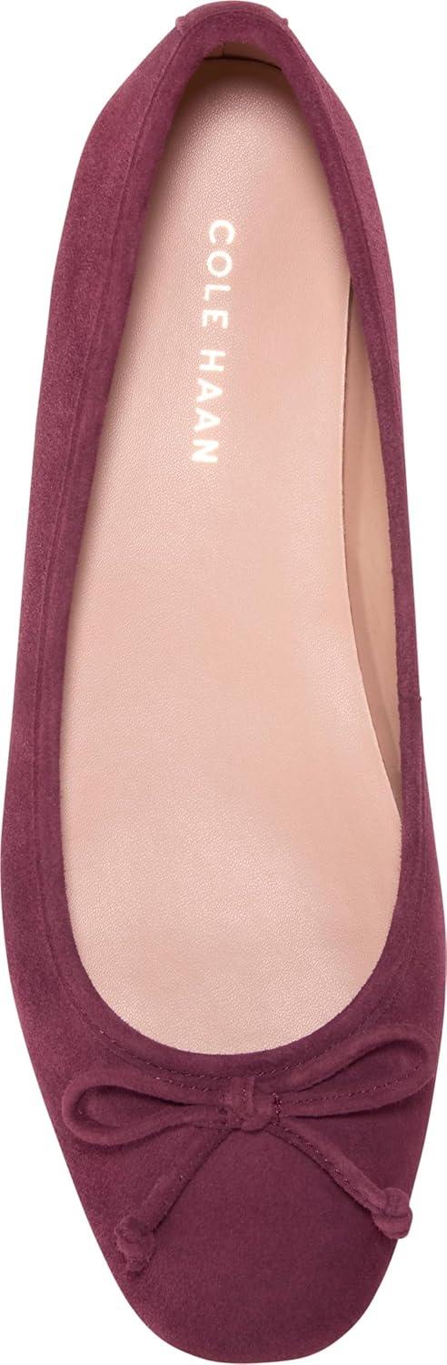 imageCole Haan Womens Yara SoftBlack Garnet SuedeWhite