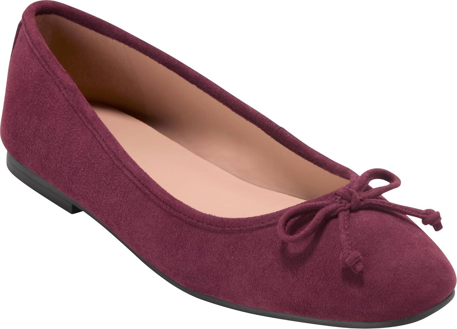 imageCole Haan Womens Yara SoftBlack Garnet SuedeWhite