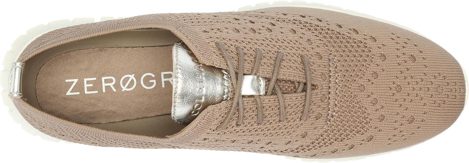 imageCole Haan Womens ZEROGRAND Stitchlite OxfordIrish Coffee KnitGold