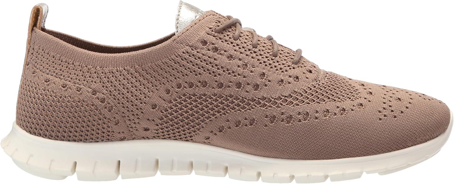 imageCole Haan Womens ZEROGRAND Stitchlite OxfordIrish Coffee KnitGold
