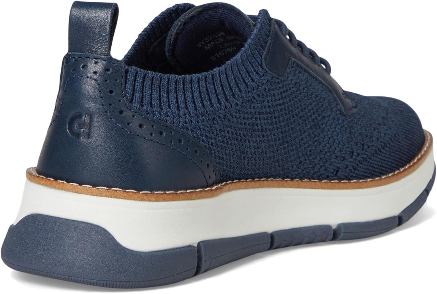 imageCole Haan Womens Zerogrand Rella StitchliteNavy Blazer and Big Dipper KnitLeatherWhite