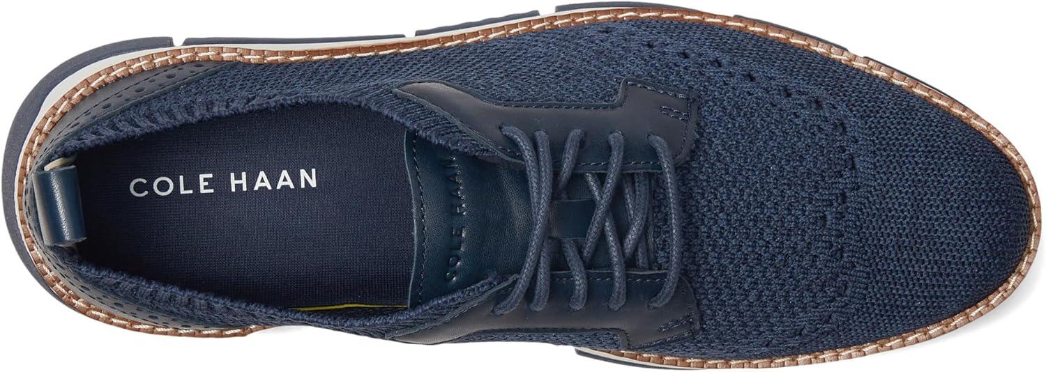 imageCole Haan Womens Zerogrand Rella StitchliteNavy Blazer and Big Dipper KnitLeatherWhite