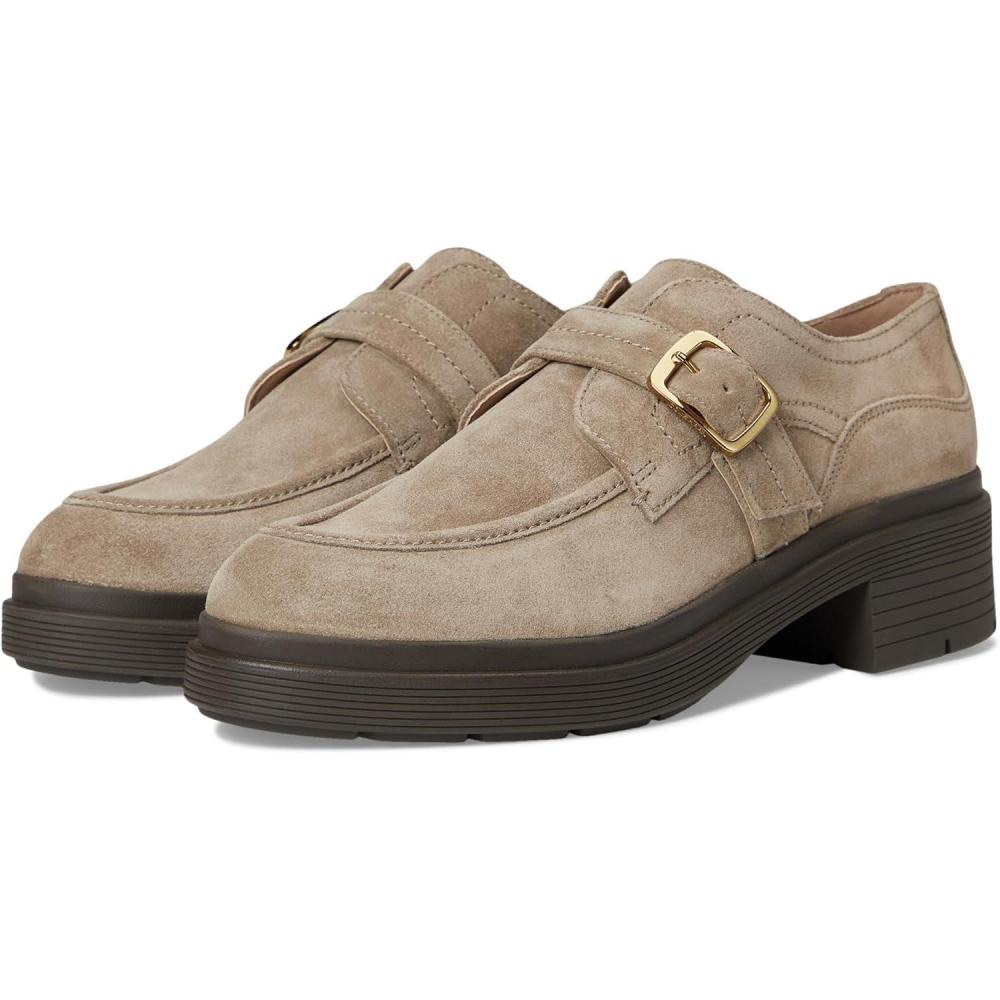 imageCole Haan Womens Carlitta Monk Strap LugIrish CoffeeChocolate Raisin Suede