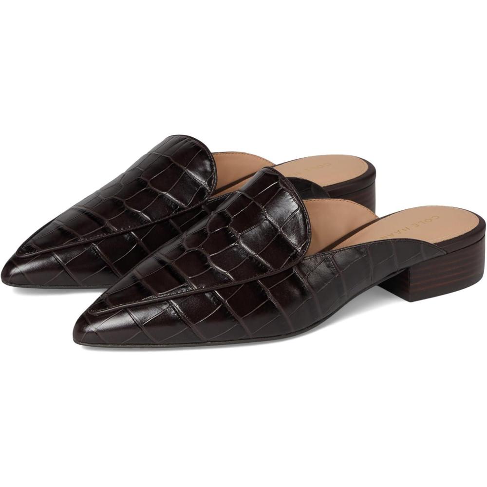 imageCole Haan Womens Lunar Harp Sport Lace SlipOn Fashion SneakerCh Dk Chocolate Croc Prt Ltr