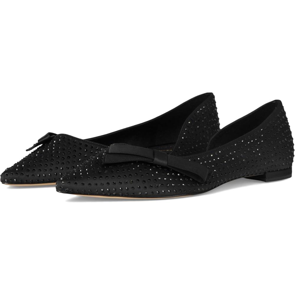 imageCole Haan Womens Noella Bow SkimmerBlack Satin