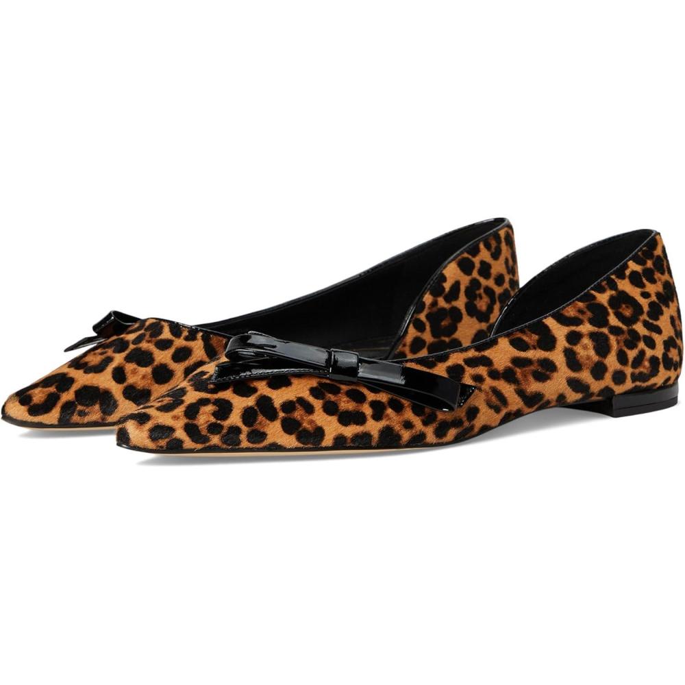 imageCole Haan Womens Noella Bow SkimmerLeopard Print Haircalf