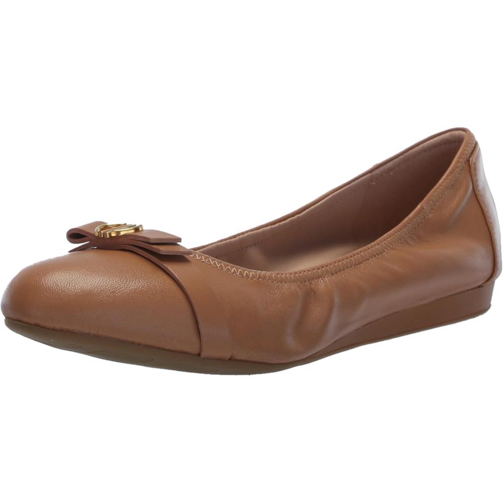 imageCole Haan Womens Tova Bow BalletPecan Leather