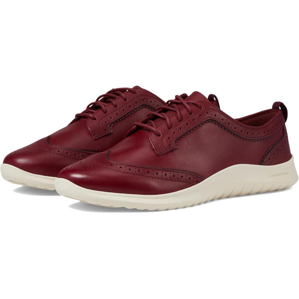 imageCole Haan Womens Zerogrand Meritt WingtipBlack CherryIvory