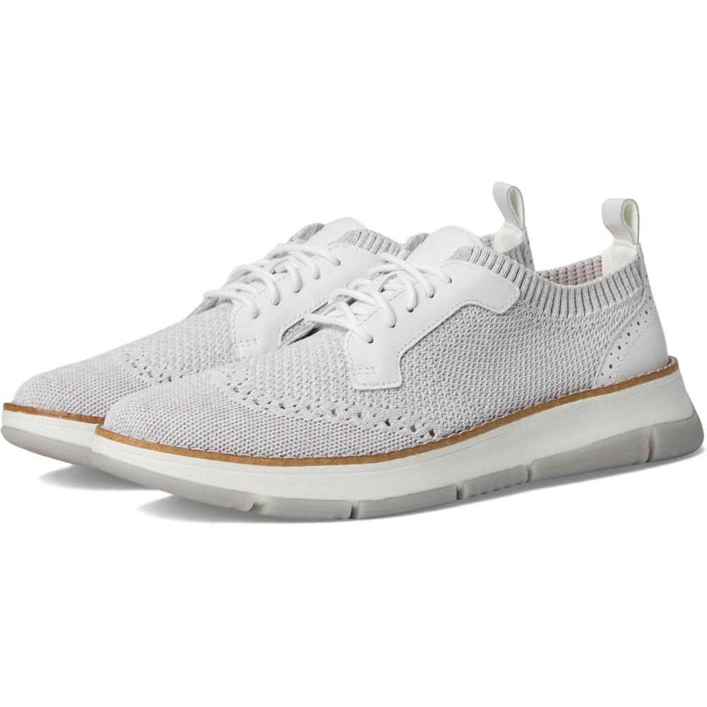 imageCole Haan Womens Zerogrand Rella StitchliteHarbor Mist  White KnitLeatherWhite
