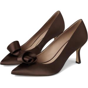 Cole Haan Womens 75mm High Heel Florette(Ch Dk Chocolate Satin)