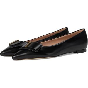 Cole Haan Womens Felicia Bow(Black Leather)